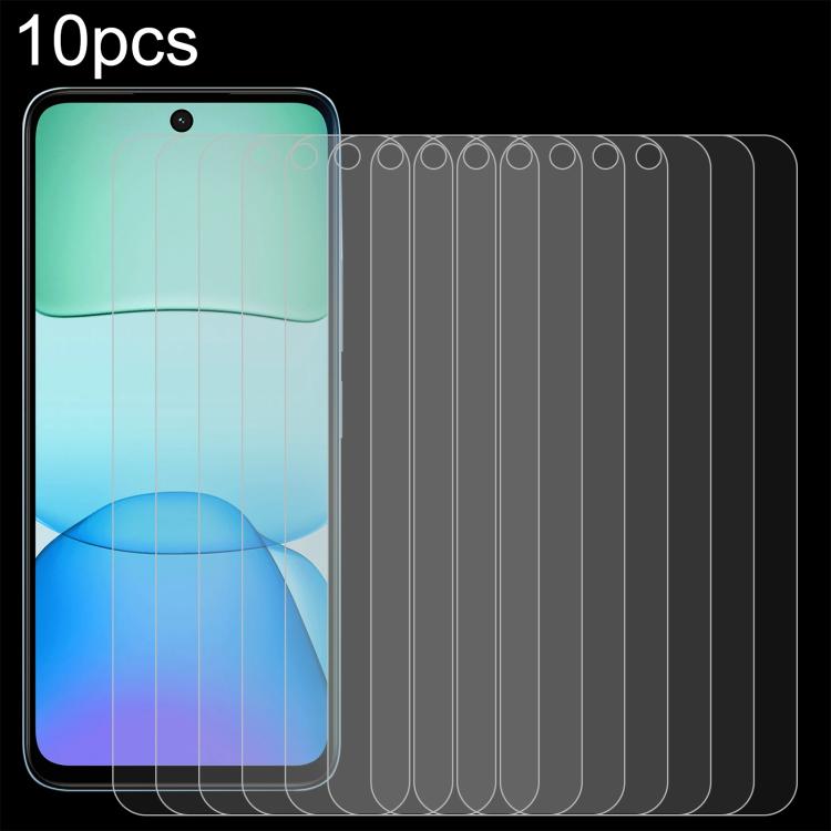10pcs 0.26mm 9H 2.5D Tempered Glass Film, For Redmi 15 5G 169.5mm, For Xiaomi Poco C85 4G, For Redmi 15C 4G 171.5mm, For Redmi 15C 5G 173.1mm, For Redmi 15C 4G 173.1mm, For Xiaomi Redmi 13x, For Xiaomi Redmi A5 4G 173.3mm                               ...