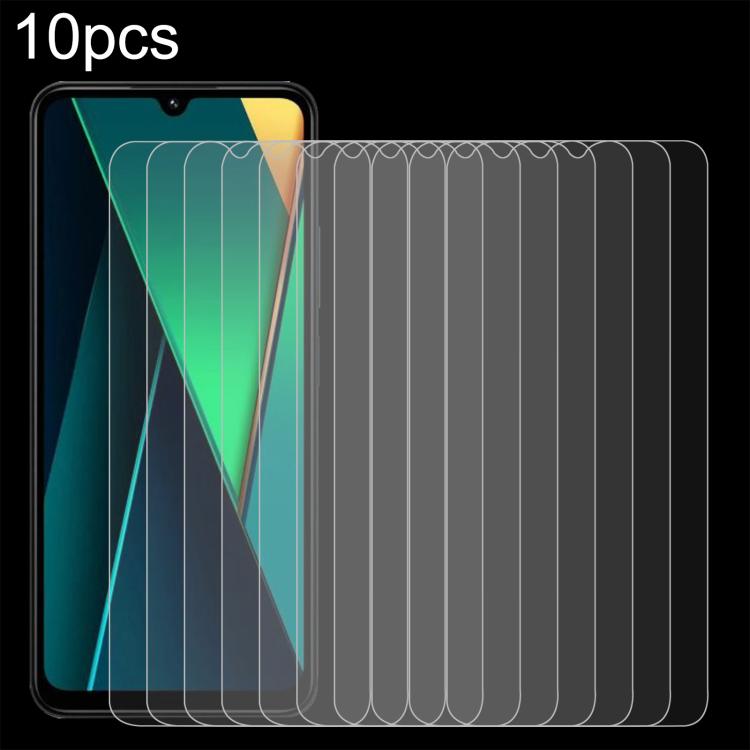 10pcs 0.26mm 9H 2.5D Tempered Glass Film, For Redmi 15 5G 169.5mm, For Xiaomi Poco C85 4G, For Redmi 15C 4G 171.5mm, For Redmi 15C 5G 173.1mm, For Redmi 15C 4G 173.1mm, For Xiaomi Redmi 13x, For Xiaomi Redmi A5 4G 173.3mm                               ...
