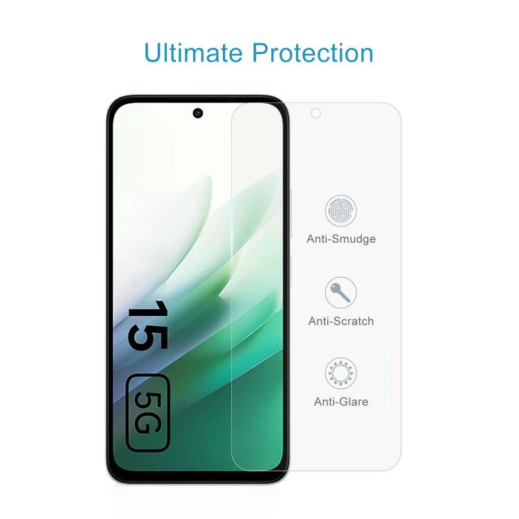 10pcs 0.26mm 9H 2.5D Tempered Glass Film, For Redmi 15 5G 169.5mm, For Xiaomi Poco C85 4G, For Redmi 15C 4G 171.5mm, For Redmi 15C 5G 173.1mm, For Redmi 15C 4G 173.1mm, For Xiaomi Redmi 13x, For Xiaomi Redmi A5 4G 173.3mm                               ...