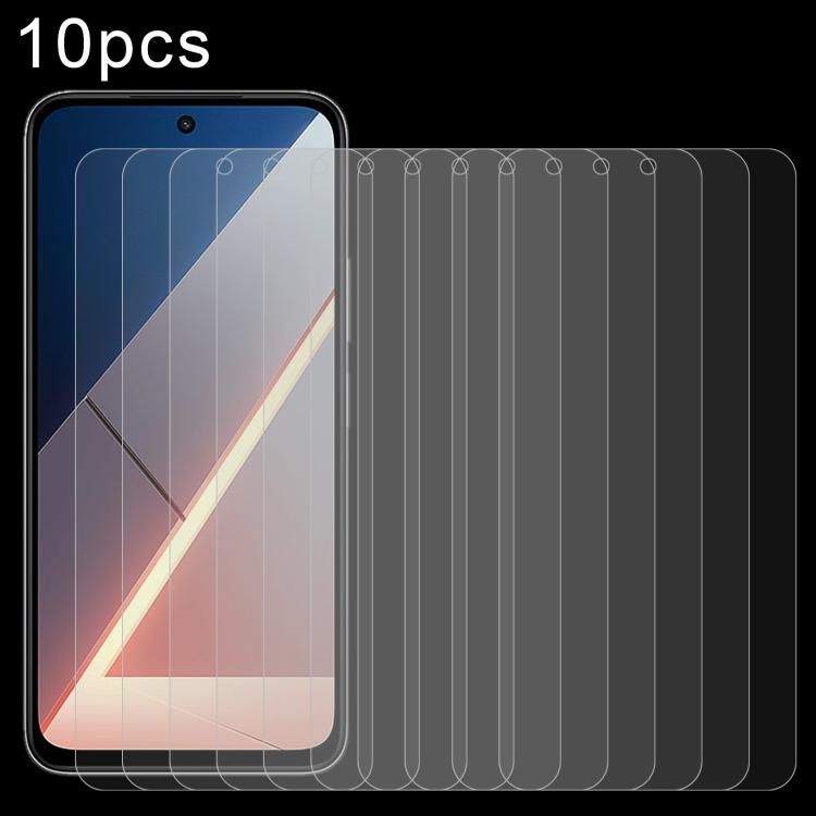10pcs 0.26mm 9H 2.5D Tempered Glass Film, For Xiaomi 17T 5G, For Redmi A7 Pro 4G, For Xiaomi Poco X8 Pro Max 5G, For Xiaomi Poco X8 Pro 5G, For Redmi Turbo 5 Max 5G, For Redmi Turbo 5 5G, For Xiaomi 17 Ultra, For Xiaomi Poco F8 Pro                     ...