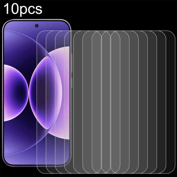 10pcs 0.26mm 9H 2.5D Tempered Glass Film, For Xiaomi 17T 5G, For Redmi A7 Pro 4G, For Xiaomi Poco X8 Pro Max 5G, For Xiaomi Poco X8 Pro 5G, For Redmi Turbo 5 Max 5G, For Redmi Turbo 5 5G, For Xiaomi 17 Ultra, For Xiaomi Poco F8 Pro                     ...