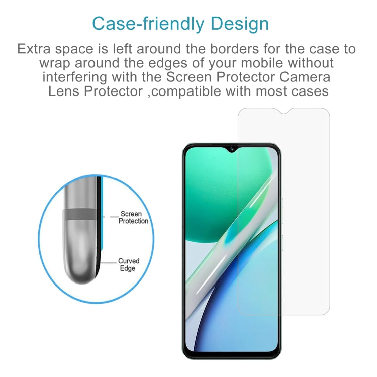 For vivo Y36t 4G / Y28s / T3 Lite 0.26mm 9H 2.5D Tempered Glass Film