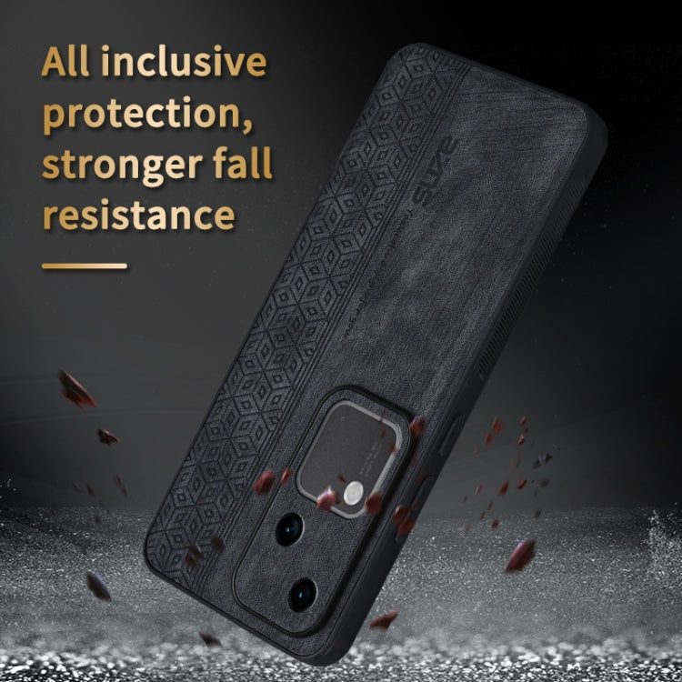 For vivo S18 AZNS 3D Embossed Skin Feel Phone Case(Dark Green)