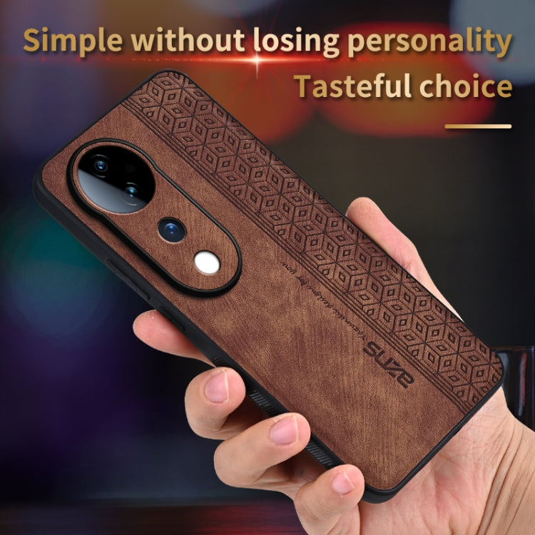 For vivo S19 Pro AZNS 3D Embossed Skin Feel Phone Case(Sapphire Blue)