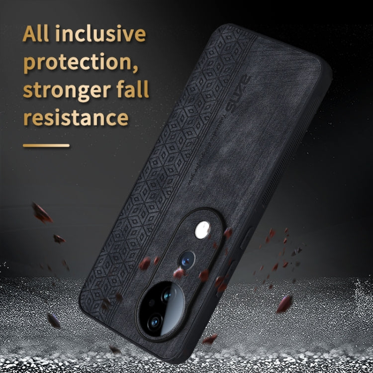 For vivo S19 Pro AZNS 3D Embossed Skin Feel Phone Case(Purple)