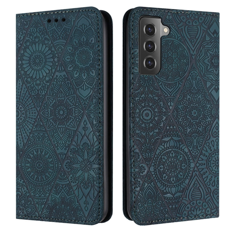 Ethnic Embossed Adsorption Leather Phone Case, For Samsung Galaxy S21 FE 5G, For Samsung Galaxy S20, For Samsung Galaxy S20+, For Samsung Galaxy S20 FE