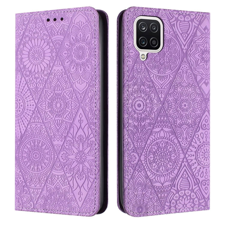 Ethnic Embossed Adsorption Leather Phone Case, For Samsung Galaxy S20 Ultra, For Samsung Galaxy A02s 166mm, For Samsung Galaxy A03s 166mm, For Samsung Galaxy A12 5G