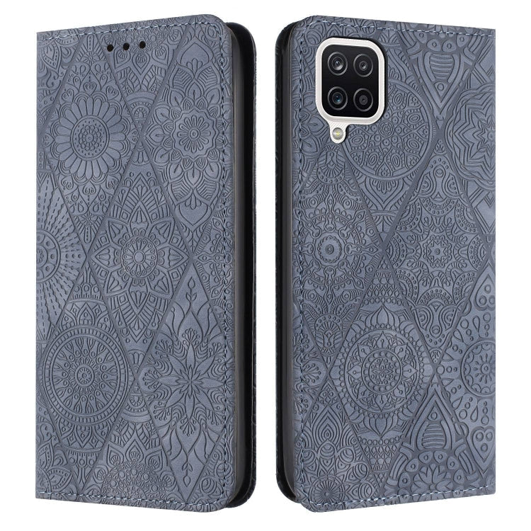Ethnic Embossed Adsorption Leather Phone Case, For Samsung Galaxy S20 Ultra, For Samsung Galaxy A02s 166mm, For Samsung Galaxy A03s 166mm, For Samsung Galaxy A12 5G