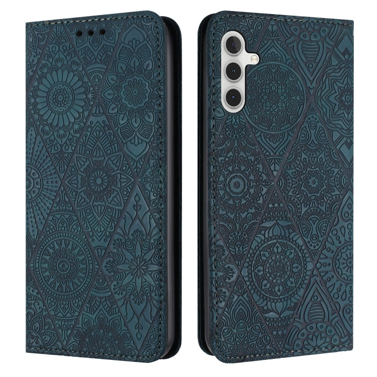 Ethnic Embossed Adsorption Leather Phone Case, For Samsung Galaxy A22 5G, For Samsung Galaxy A23, For Samsung Galaxy A24 4G, For Samsung Galaxy A32 4G