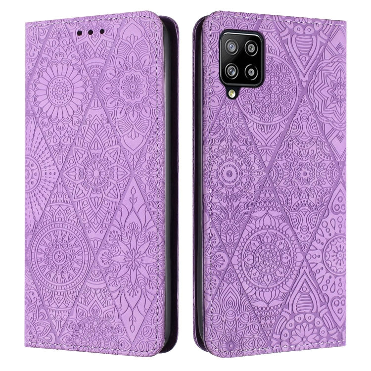 Ethnic Embossed Adsorption Leather Phone Case, For Samsung Galaxy A32 5G, For Samsung Galaxy A33, For Samsung Galaxy A34, For Samsung Galaxy A42 5G