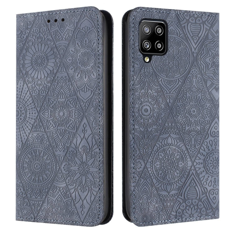 Ethnic Embossed Adsorption Leather Phone Case, For Samsung Galaxy A32 5G, For Samsung Galaxy A33, For Samsung Galaxy A34, For Samsung Galaxy A42 5G