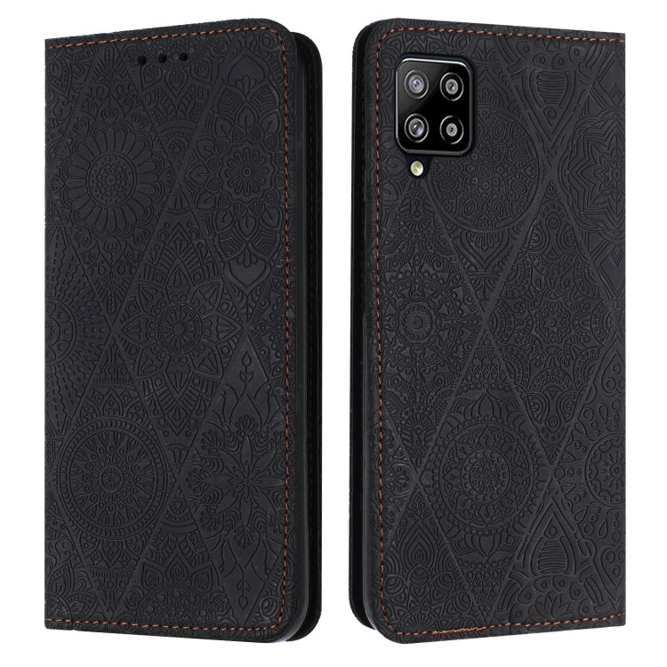 Ethnic Embossed Adsorption Leather Phone Case, For Samsung Galaxy A32 5G, For Samsung Galaxy A33, For Samsung Galaxy A34, For Samsung Galaxy A42 5G