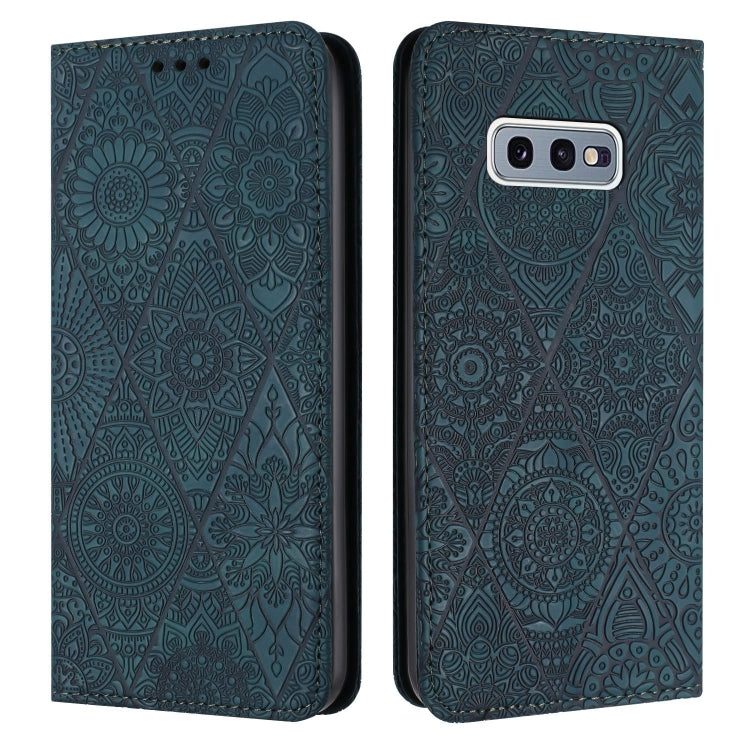Ethnic Embossed Adsorption Leather Phone Case, For Samsung Galaxy A73 5G, For Samsung Galaxy S10, For Samsung Galaxy S10+, For Samsung Galaxy S10e