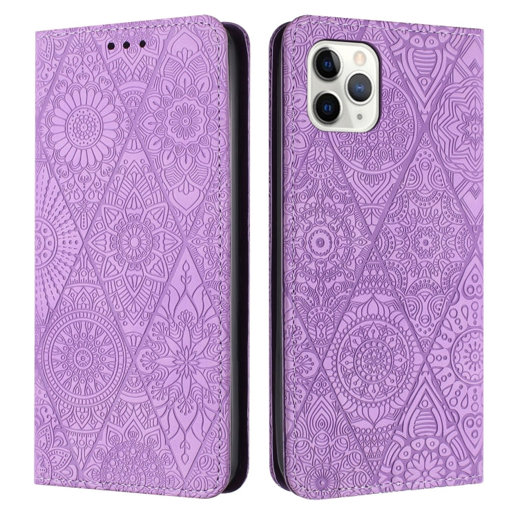 Ethnic Embossed Adsorption Leather Phone Case, For iPhone 12 Pro Max, For iPhone 11, For iPhone 11 Pro, For iPhone 11 Pro Max