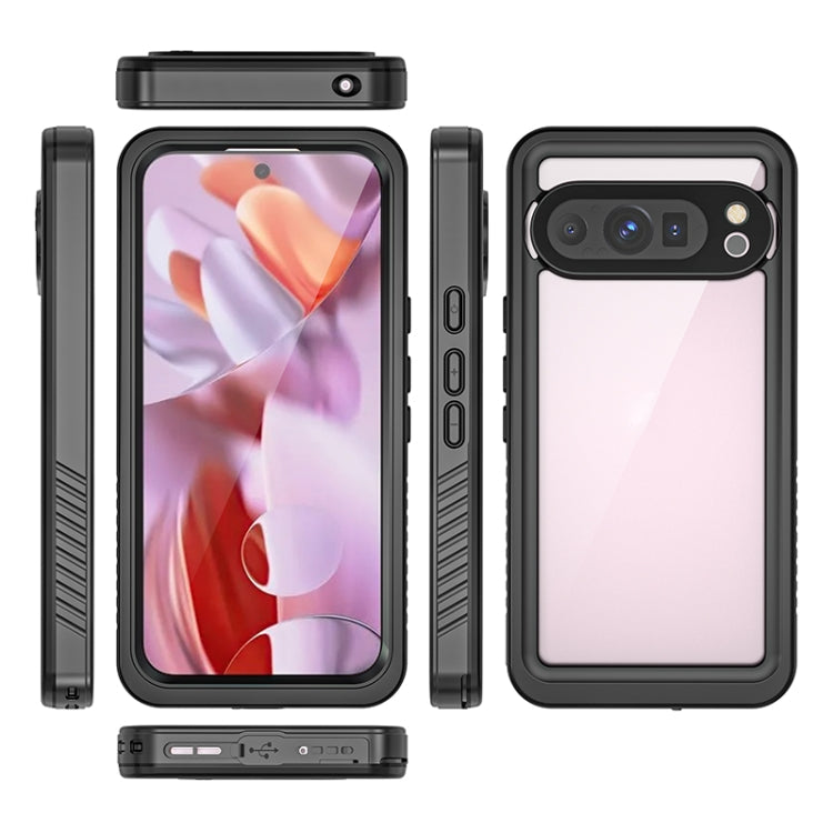 For Google Pixel 9 Pro RedPepper Shockproof IP68 Waterproof PC + TPU Protective Case(Black)