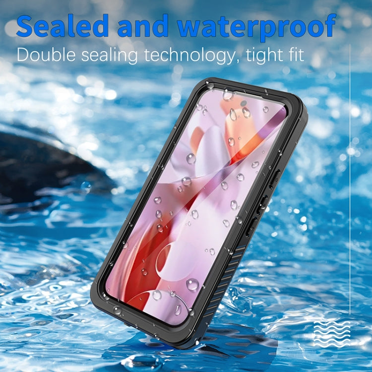 For Google Pixel 9 Pro RedPepper Shockproof IP68 Waterproof PC + TPU Protective Case(Black)