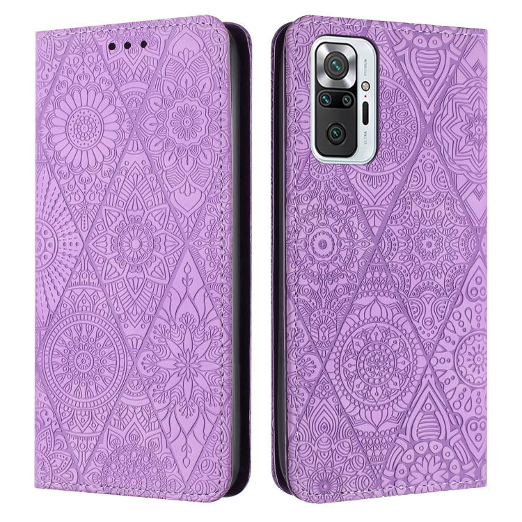 Ethnic Embossed Adsorption Leather Phone Case, For Redmi Note 10 Pro, For Redmi Note 10 4G, For Xiaomi Redmi 9T, For Xiaomi Redmi 9A