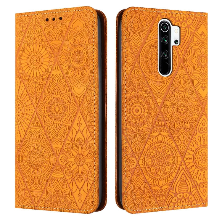 Ethnic Embossed Adsorption Leather Phone Case, For Redmi Note 8, For Redmi Note 8 Pro, For Redmi Note 7 / 7 Pro