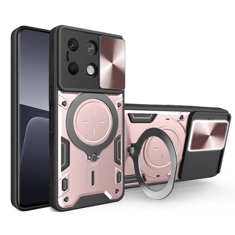 CD Texture Sliding Camshield Magnetic Holder Phone Case, For Xiaomi Redmi A3, For Xiaomi Redmi 13C 5G Global, For Xiaomi Redmi Note 13 5G, For Xiaomi Redmi 13C 4G