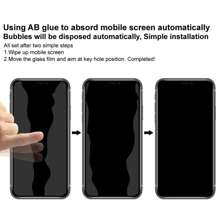 For Google Pixel 8 imak HD Full Screen Anti-spy Tempered Glass Protective Film