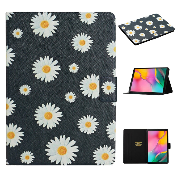Flower Pattern Horizontal Flip Leather Case with Card Slots & Holder, For Samsung Galaxy Tab S6, For Amazon Kindle Fire 7 (2019), For Amazon Kindle Fire HD 8 (2020), For Amazon Kindle Fire HD 10