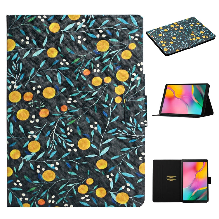 Flower Pattern Horizontal Flip Leather Case with Card Slots & Holder, For Samsung Galaxy Tab S6, For Amazon Kindle Fire 7 (2019), For Amazon Kindle Fire HD 8 (2020), For Amazon Kindle Fire HD 10