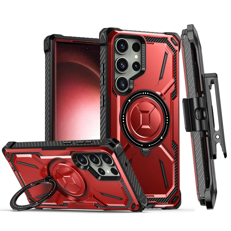 Armor Series Holder Phone Case with Back Clip, For Samsung Galaxy S23 Ultra 5G, For Samsung Galaxy S23 5G, For Samsung Galaxy S22 Ultra 5G, For Samsung Galaxy S22 5G, For Samsung Galaxy S22+ 5G