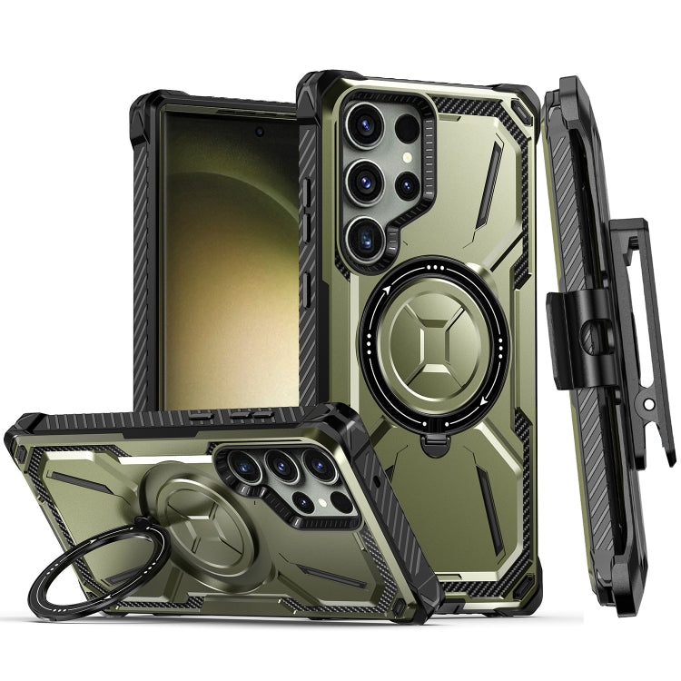 Armor Series Holder Phone Case with Back Clip, For Samsung Galaxy S23 Ultra 5G, For Samsung Galaxy S23 5G, For Samsung Galaxy S22 Ultra 5G, For Samsung Galaxy S22 5G, For Samsung Galaxy S22+ 5G