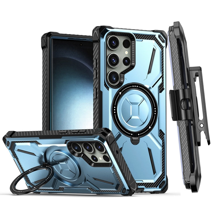 Armor Series Holder Phone Case with Back Clip, For Samsung Galaxy S23 Ultra 5G, For Samsung Galaxy S23 5G, For Samsung Galaxy S22 Ultra 5G, For Samsung Galaxy S22 5G, For Samsung Galaxy S22+ 5G