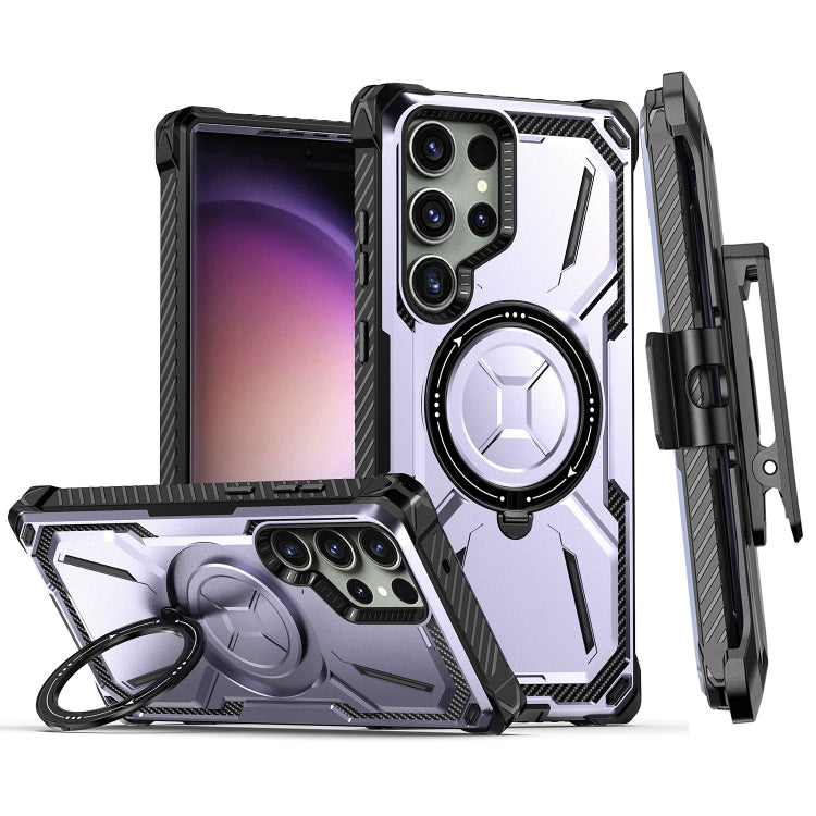Armor Series Holder Phone Case with Back Clip, For Samsung Galaxy S23 Ultra 5G, For Samsung Galaxy S23 5G, For Samsung Galaxy S22 Ultra 5G, For Samsung Galaxy S22 5G, For Samsung Galaxy S22+ 5G
