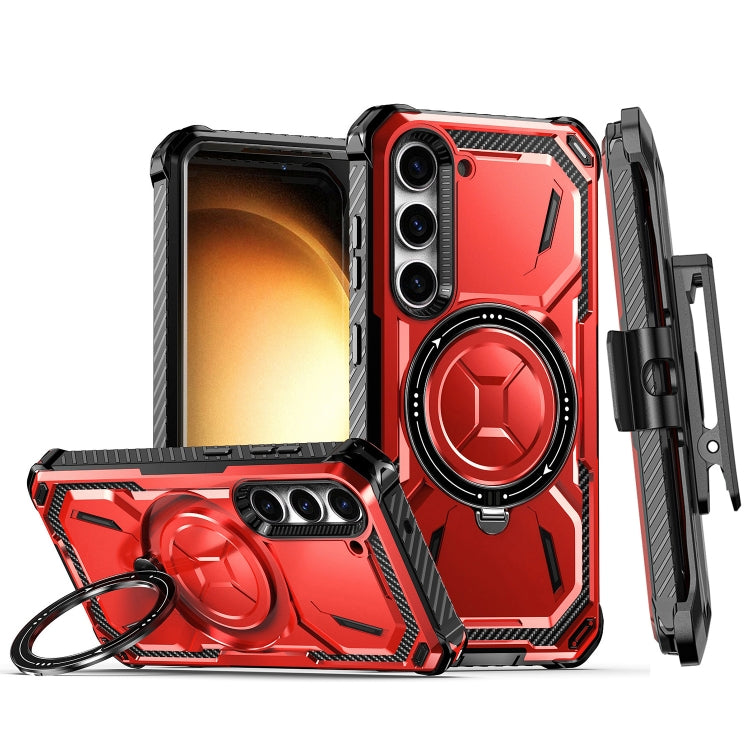 Armor Series Holder Phone Case with Back Clip, For Samsung Galaxy S23 Ultra 5G, For Samsung Galaxy S23 5G, For Samsung Galaxy S22 Ultra 5G, For Samsung Galaxy S22 5G, For Samsung Galaxy S22+ 5G