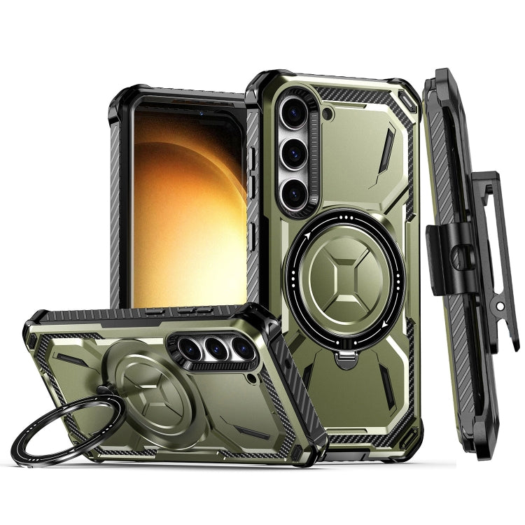 Armor Series Holder Phone Case with Back Clip, For Samsung Galaxy S23 Ultra 5G, For Samsung Galaxy S23 5G, For Samsung Galaxy S22 Ultra 5G, For Samsung Galaxy S22 5G, For Samsung Galaxy S22+ 5G