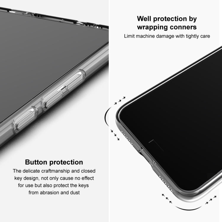 For Asus ROG Phone 8 / Phone 8 Pro IMAK UX-5 Series Transparent Shockproof TPU Protective Phone Case