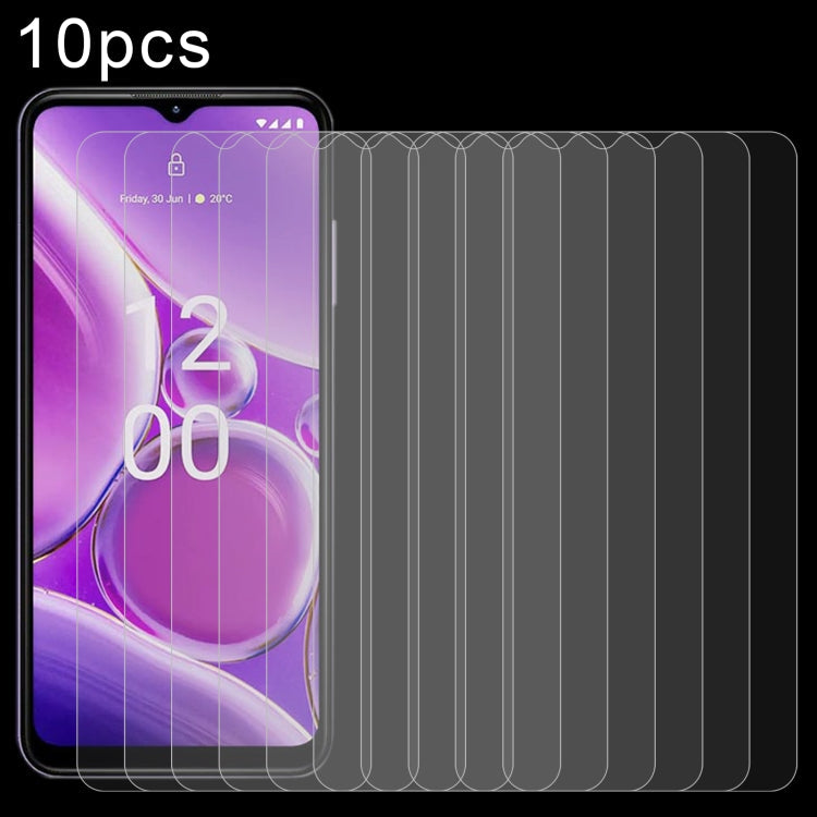 10pcs 0.26mm 9H 2.5D Tempered Glass Film, For Nokia C50 5G, For Nokia C210, For Nokia G310, For Nokia G42, For Nokia C300, For Nokia C110