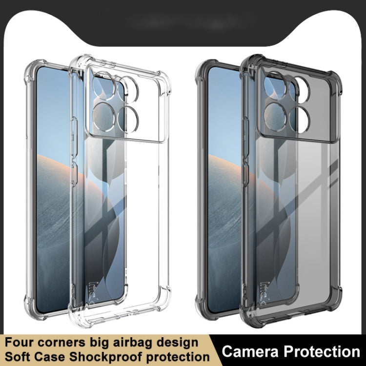 For Xiaomi Redmi K70 5G/K70 Pro 5G imak Shockproof Airbag TPU Phone Case(Transparent)
