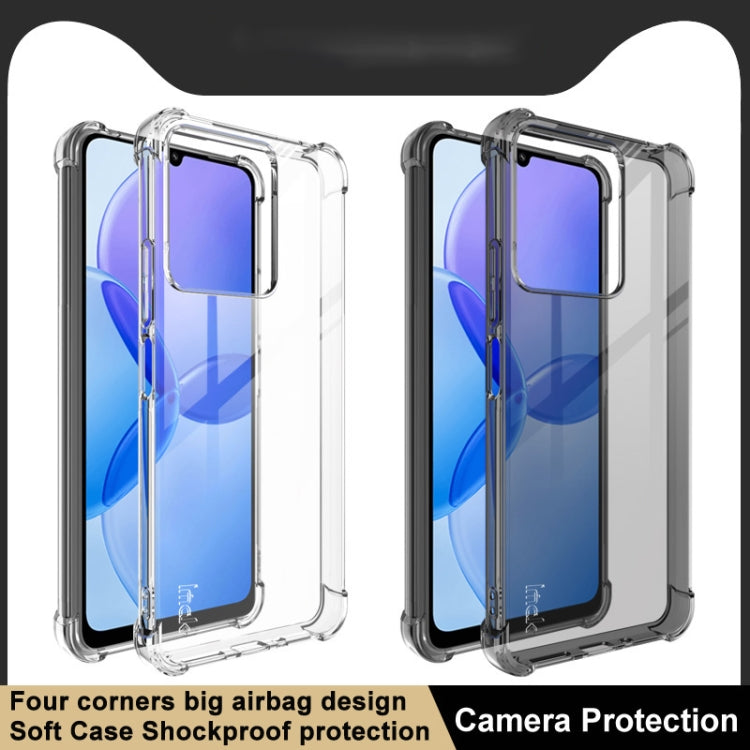 For Xiaomi Redmi 13C 5G/13R 5G imak Shockproof Airbag TPU Phone Case(Transparent)