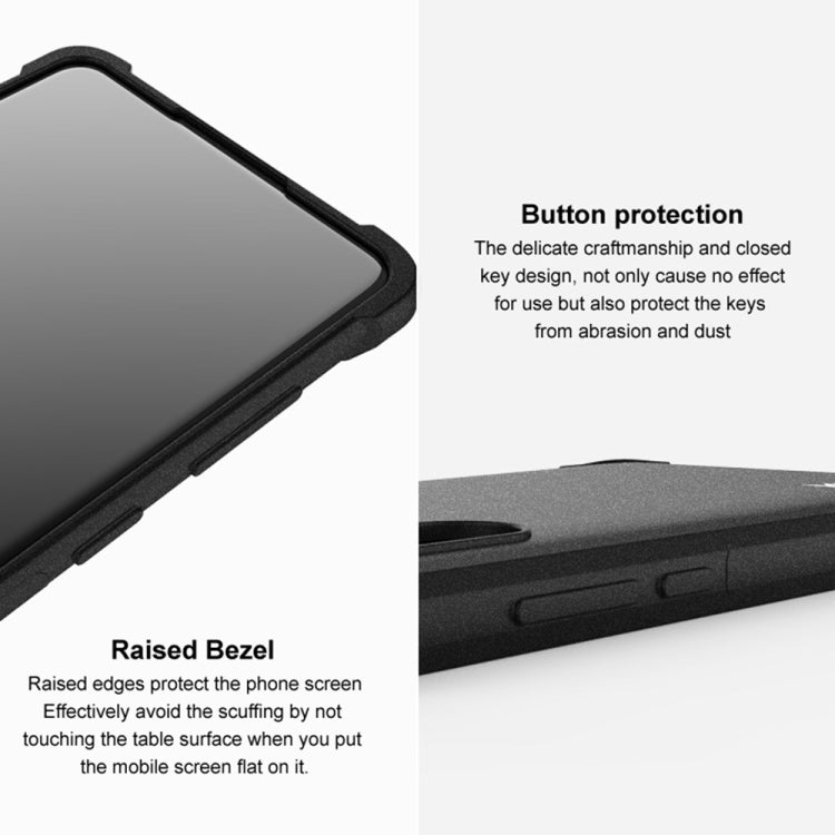 For Asus Zenfone 10 5G imak Shockproof Airbag TPU Phone Case(Matte Grey)