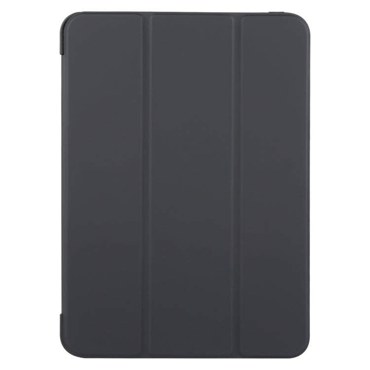 For iPad Pro 13 2025 / 2024 GEBEI 3-folding Holder Shockproof Flip Leather Tablet Case(Black)