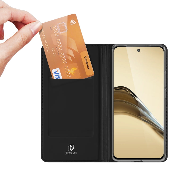 For Realme 13 Pro / 13 Pro+ DUX DUCIS Skin Pro Series Flip Leather Phone Case(Black)