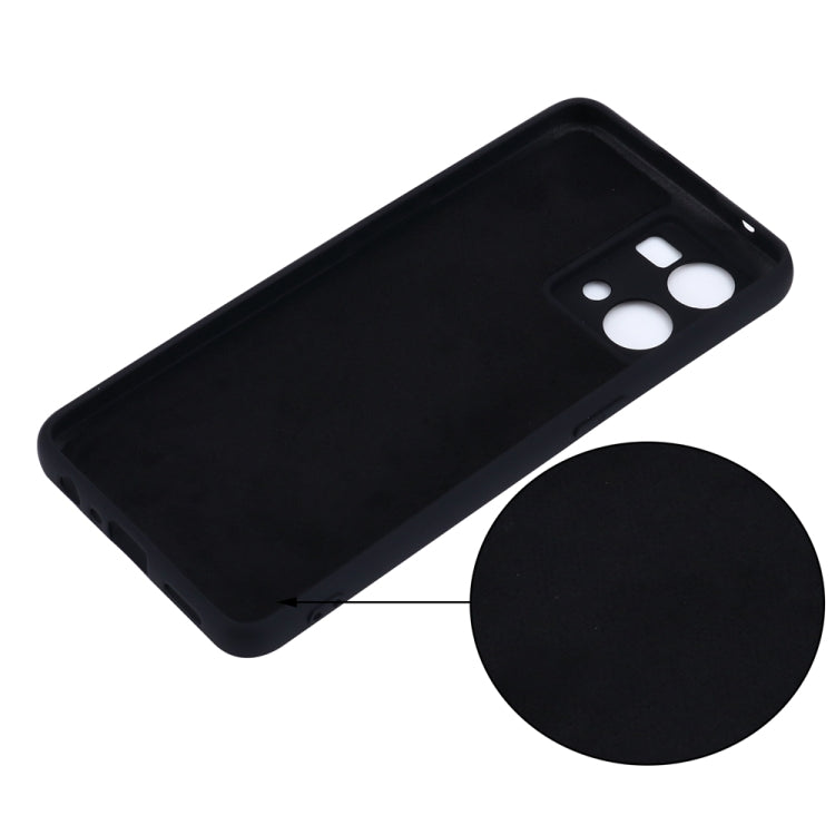 Solid Color Liquid Silicone Dropproof Full Coverage Phone Case, For OPPO Reno8 4G