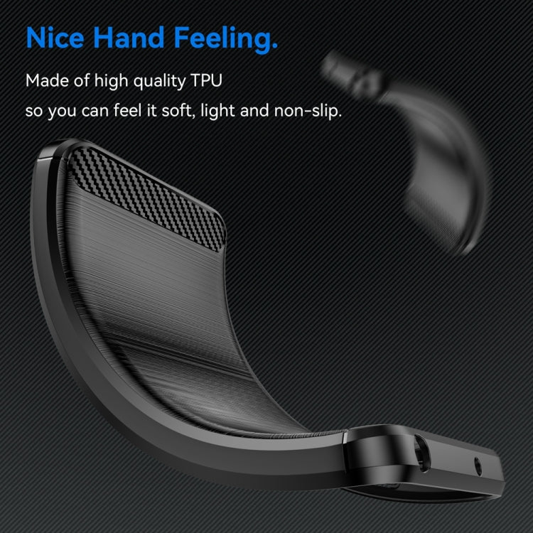 Brushed Texture Carbon Fiber TPU Phone Case, For Huawei nova 11i, For Huawei Maimang 20