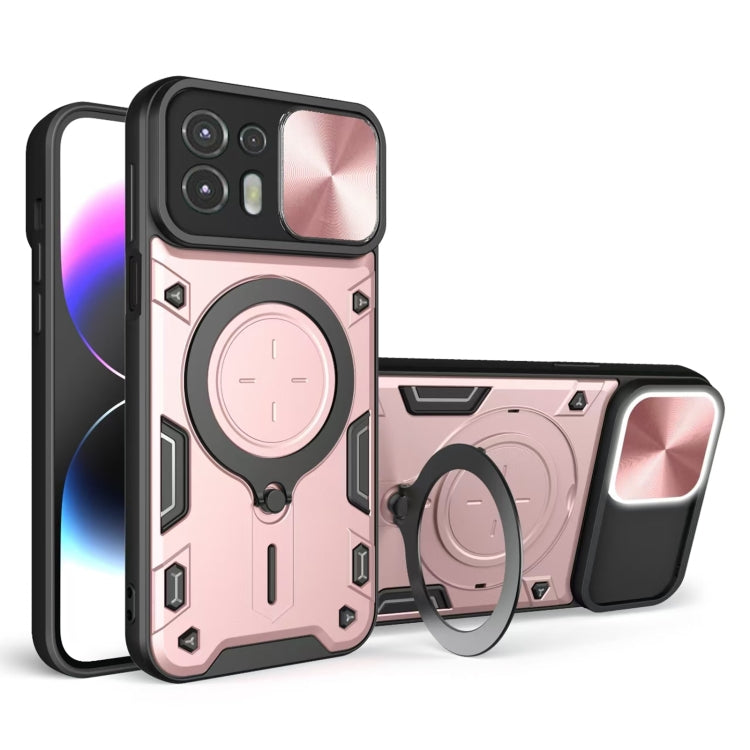 CD Texture Sliding Camshield Magnetic Holder Phone Case, For Motorola Edge 30, For Motorola Edge 30 Pro, For Motorola Moto E20 / E30 / E40, For Motorola Edge 20 Lite, For Motorola Edge 20 Pro