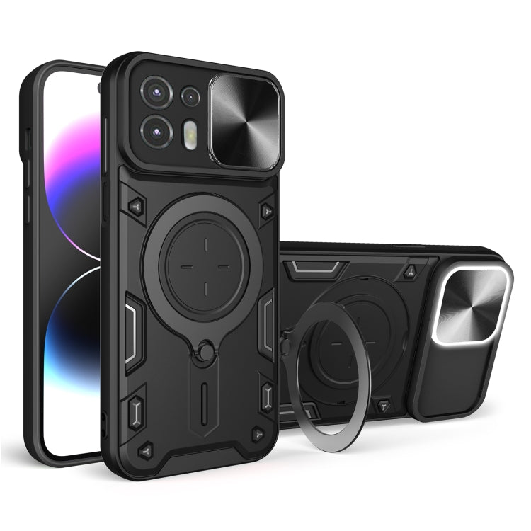 CD Texture Sliding Camshield Magnetic Holder Phone Case, For Motorola Edge 30, For Motorola Edge 30 Pro, For Motorola Moto E20 / E30 / E40, For Motorola Edge 20 Lite, For Motorola Edge 20 Pro