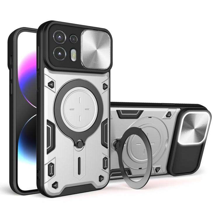 CD Texture Sliding Camshield Magnetic Holder Phone Case, For Motorola Edge 30, For Motorola Edge 30 Pro, For Motorola Moto E20 / E30 / E40, For Motorola Edge 20 Lite, For Motorola Edge 20 Pro