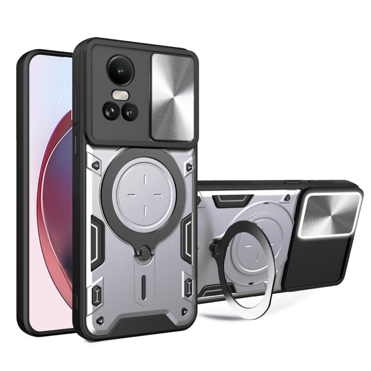 CD Texture Sliding Camshield Magnetic Holder Phone Case, For OPPO Reno10 5G Global, For OPPO A78 4G, For OPPO F23 5G India / A98 5G / A1 5G, For OPPO Find X8 Pro