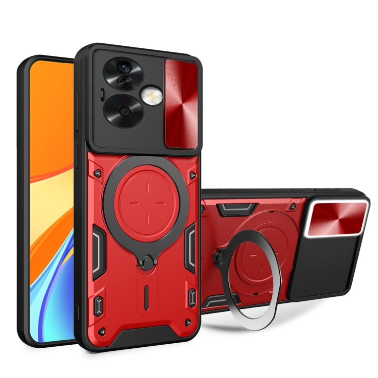 CD Texture Sliding Camshield Magnetic Holder Phone Case, For OPPO A53 4G, For OPPO A9 2020 / A5 2020 / A11x, For OPPO A79 5G Global