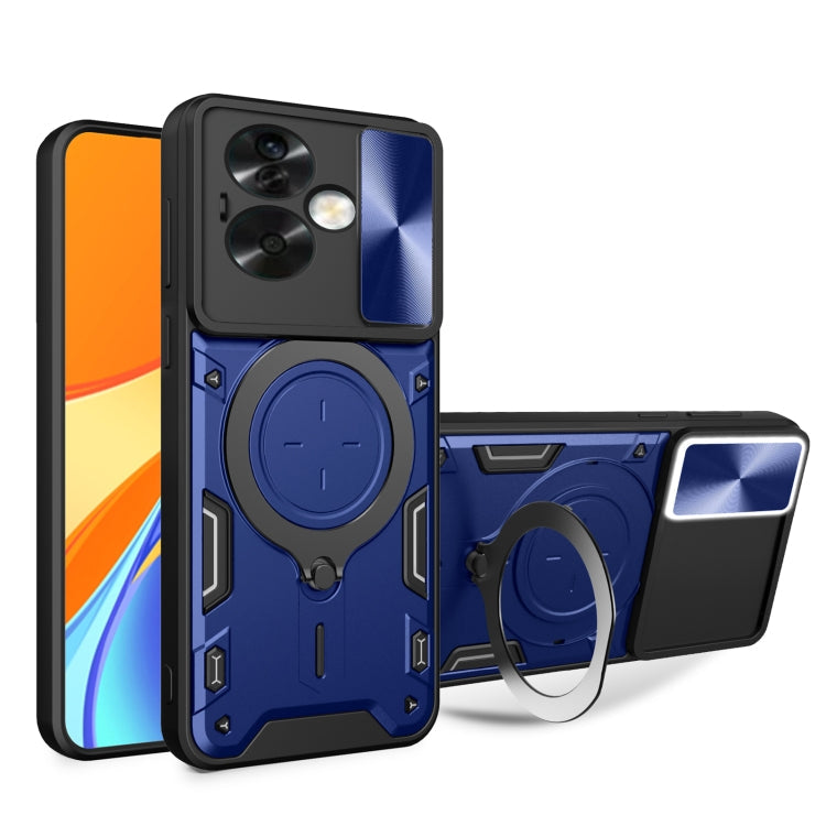 CD Texture Sliding Camshield Magnetic Holder Phone Case, For OPPO A53 4G, For OPPO A9 2020 / A5 2020 / A11x, For OPPO A79 5G Global
