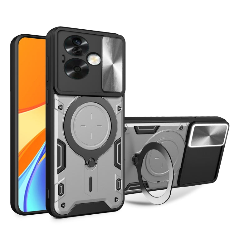 CD Texture Sliding Camshield Magnetic Holder Phone Case, For OPPO A53 4G, For OPPO A9 2020 / A5 2020 / A11x, For OPPO A79 5G Global