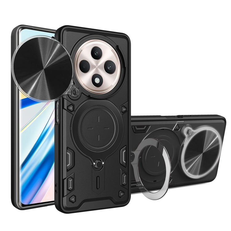 CD Texture Sliding Camshield Magnetic Holder Phone Case, For OPPO A5 Pro 5G Global, For OPPO Find X8, For OPPO A3x 5G India / A3x 4G, For OPPO Reno12 F 5G Global