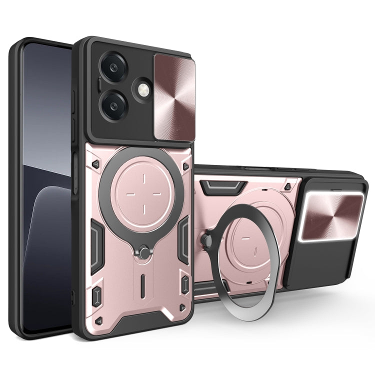 CD Texture Sliding Camshield Magnetic Holder Phone Case, For OPPO A5 Pro 5G Global, For OPPO Find X8, For OPPO A3x 5G India / A3x 4G, For OPPO Reno12 F 5G Global